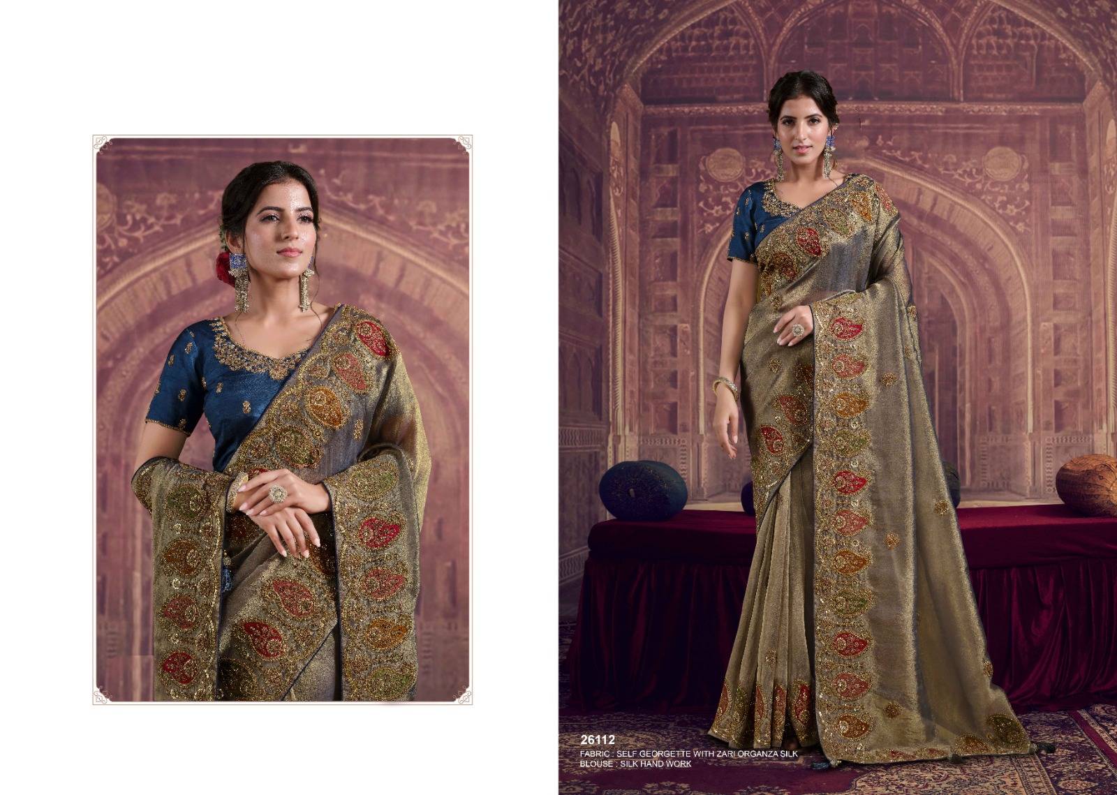 Mahotsav Mohmanthan 26100 Saree wholesale market